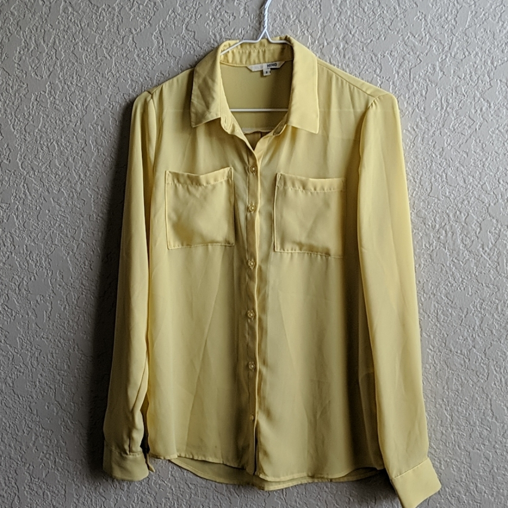 Mixxo yellow blouse